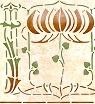 Dahlia Frieze 14" STL3119DF14